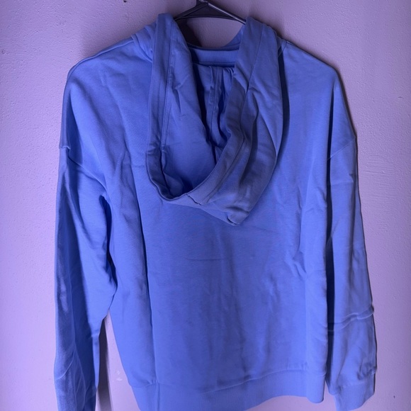 New Armani Exchange sweatshirt Light Blue Hoodie Mens medium - Picture 5 of 7